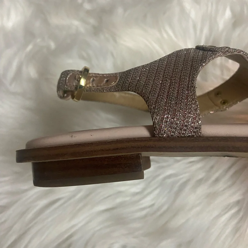 Michael Kors Gold Sparkle Sandals